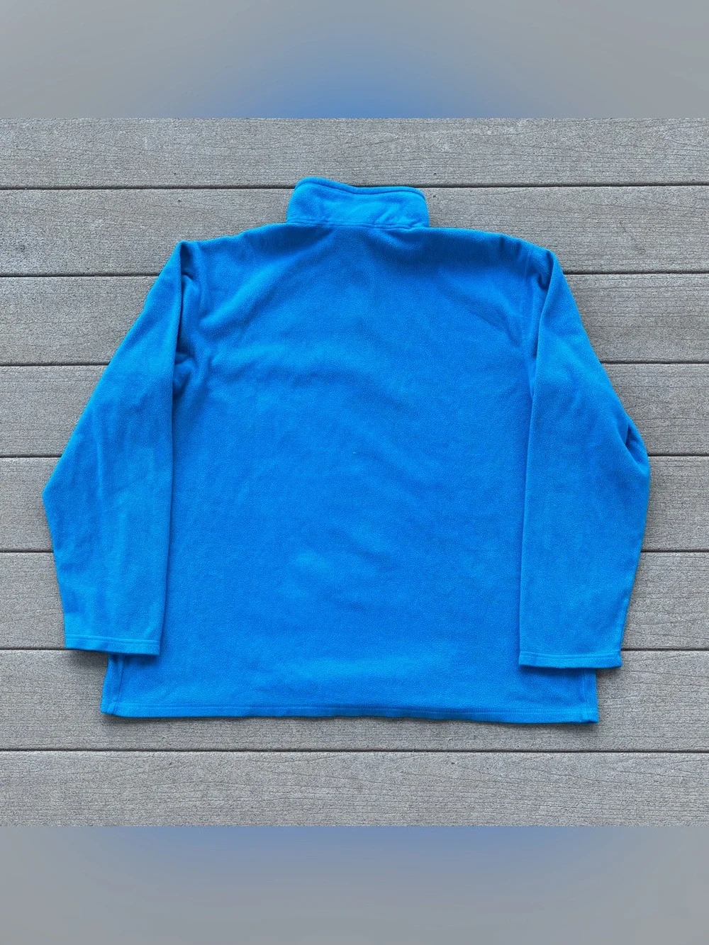 The North Face Quarter Zip Fleece Pullover Jacket Blue Men's XL Outdoor